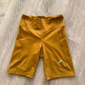 Women's Brown Bike Shorts